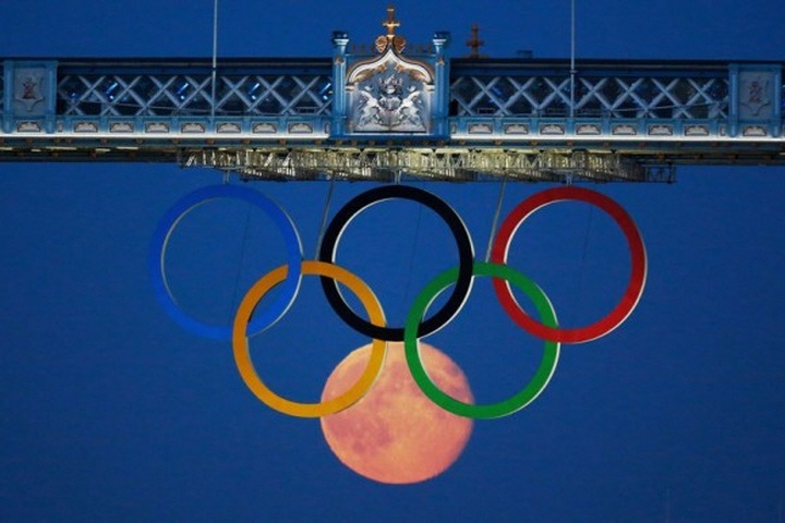 olympic rings optical illusion