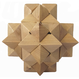 six star wooden puzzle