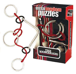 Metal Mayhem The Boomerang puzzle