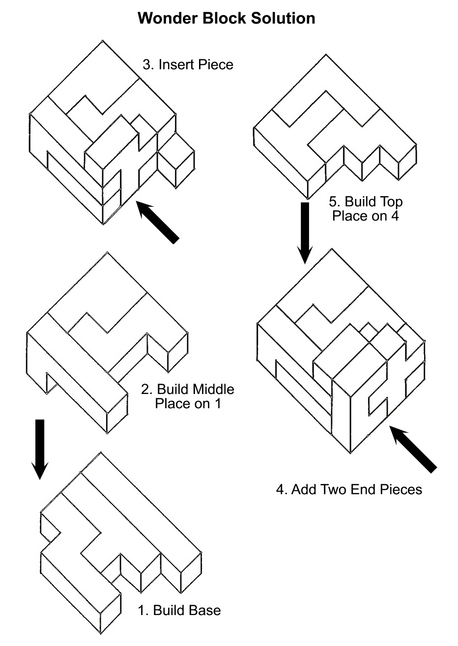 wonder block brain teaser puzzle solution